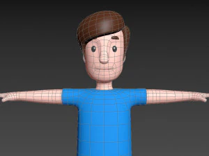 cartoonman043 fat man 3D Model