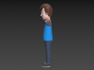 cartoonman043 fat man 3D Модель
