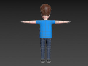cartoonman043 fat man 3D Модель