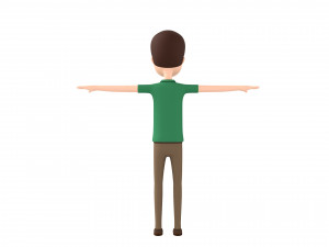 cartoonman044 man 3D Model