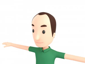 卡通人044 人 3D 模型