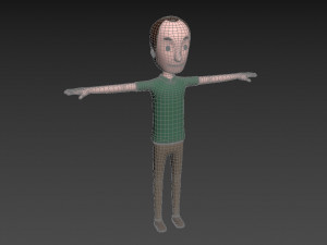cartoonman044 man 3D Model