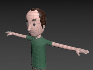 cartoonman044 man 3D Model