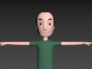 cartoonman044 man 3D Model