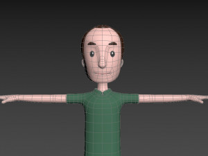 cartoonman044 man 3D Model