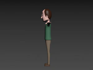 卡通人044 人 3D 模型