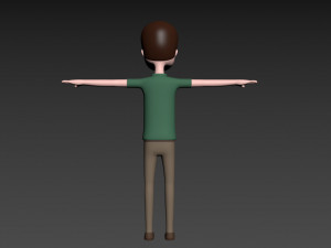 cartoonman044 man 3D Model