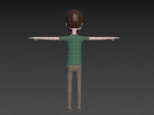 cartoonman044 man 3D Model