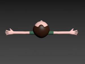 卡通人044 人 3D 模型