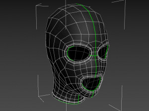 Leather Balaclava Modelo 3D