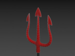 Devil Trident 3D Model