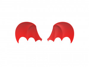 Red Devil Wings Modelo 3D