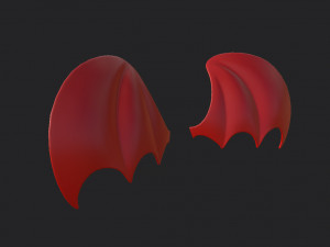 Red Devil Wings Modelo 3D