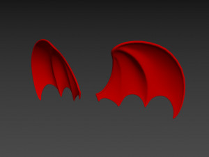 Red Devil Wings Modelo 3D