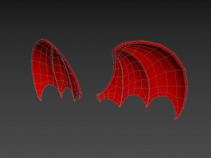 Red Devil Wings Modelo 3D