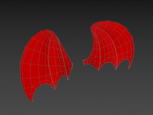 Red Devil Wings Modelo 3D