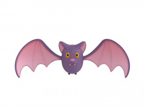 Cartoon Bat 3D 모델