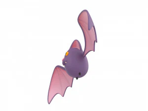 Cartoon Bat 3D Model