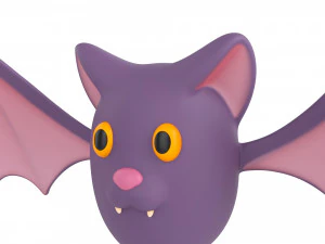 Cartoon Bat 3D Model