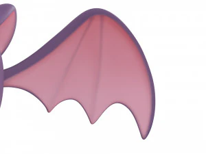 Cartoon Bat 3D Model