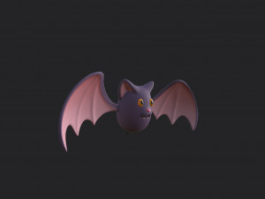 Cartoon Bat 3D 모델