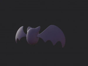 Cartoon Bat 3D Model