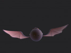 Cartoon Bat 3D Model