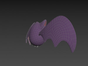 Cartoon Bat 3D 모델