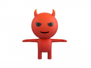 Devil Character 3D Model