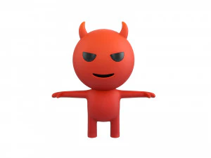 Devil Character 3D Model