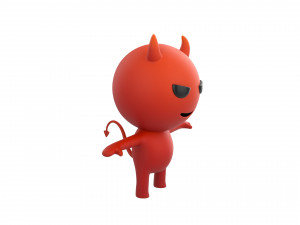 Devil Character 3D Model