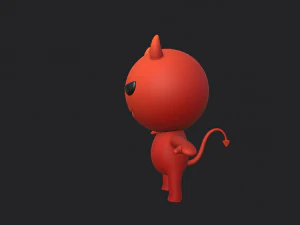 Devil Character 3D Model