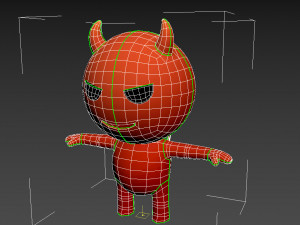 Devil Character 3D Model