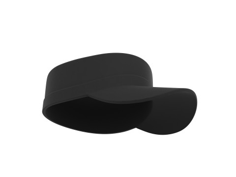 Black Patrol Cap 3D Model