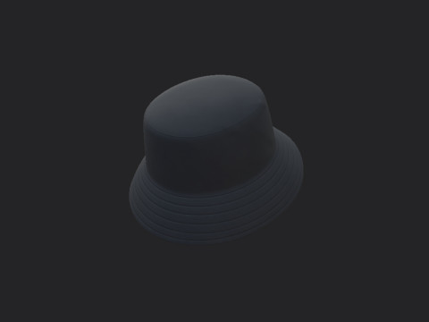 Bucket Hat Modèle 3D