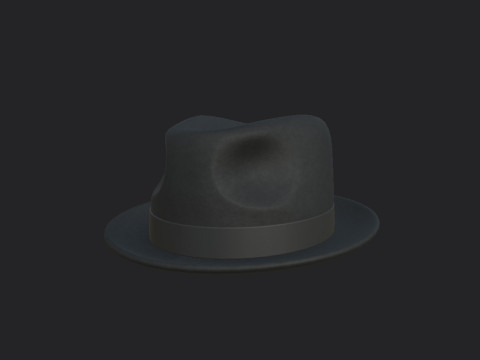 Fedora Hat 3D Model