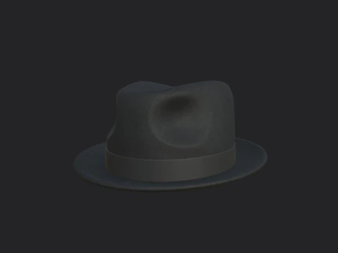 Fedora Hat 3D Model