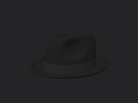 Fedora Hat 3D Model