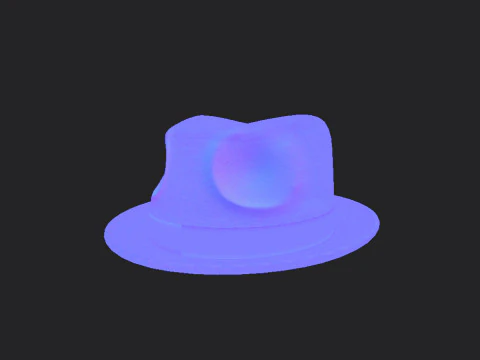 Fedora Hat 3D Model