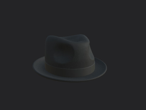 Fedora Hat 3D Model