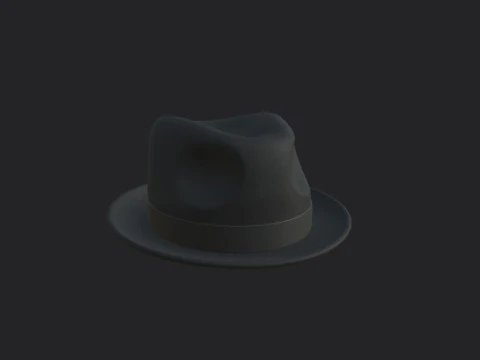 Fedora Hat 3D Model
