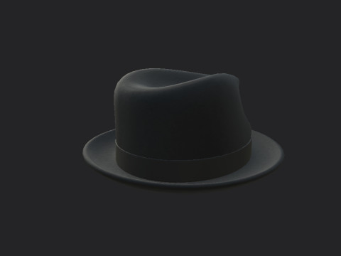 Fedora Hat 3D Model
