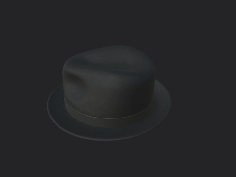 Fedora Hat 3D Model