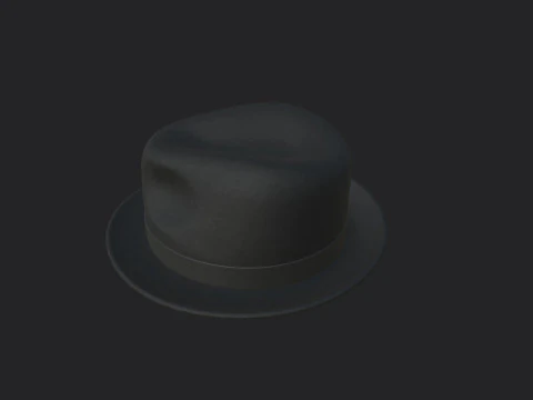 Fedora Hat 3D Model