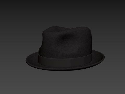 Fedora Hat 3D Model