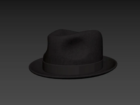 Fedora Hat 3D Model