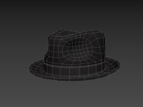 Fedora Hat 3D Model