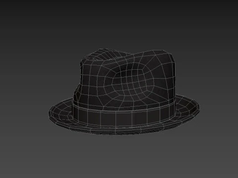 Fedora Hat 3D Model