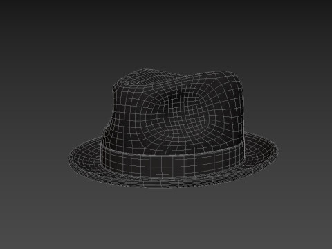 Fedora Hat 3D Model
