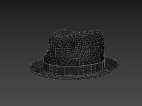 Fedora Hat 3D Model